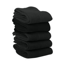 Wohlfühl-Socken, 5 Paar, Größe: 39, schwarz
