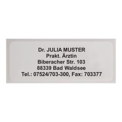 Namensaufkleber 
