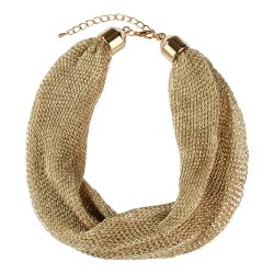 Tuch-Kette, gold