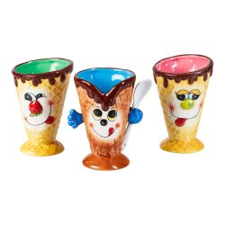 Eisbecher-Set, 3 Stück je 250 ml
