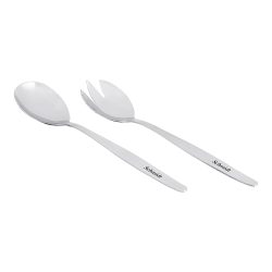 FACKELMANN FACKELMANN® Salatbesteck personalisiert mit Namen, 2-teilig