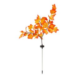 XL-Solar-Gartenstecker Blätterzweig 
