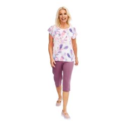 Capri-Schlupfhose mit Biese, Größe: 42