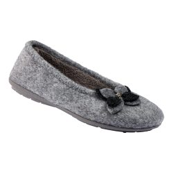 ?Hausschuh-Ballerina ?Bärbel?, Größe: 39, grau