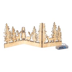 LED-Holzaufsteller ?faltbar?