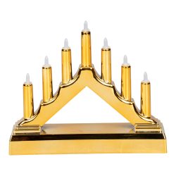 LED-Schwibbogen, gold