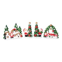 LED-Dekofiguren-Set, 4 Stück