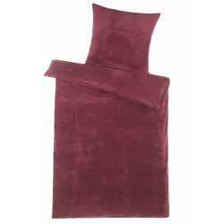 Teddy-Flausch Bettwäsche, 2-teilig, 135x200 cm, rot