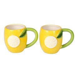 Tassen-Set ?Lemon?, 2 Stück je 440 ml
