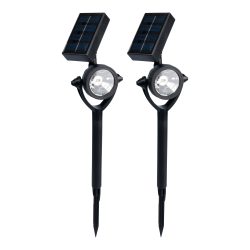 Solar-Sicherheits-Wegleuchte, 2 Stück