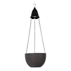 LED-Hängetopf ?Rattan?