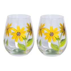 Trinkgläser ?Sonnenblume?, 2 Stück je 550 ml