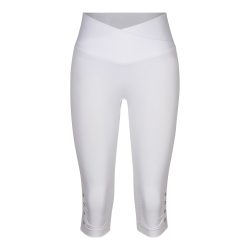 Capri-Leggings ?Diamant-Optik?, Größe: L, weiß