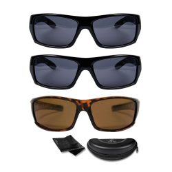 Polarisierte Sonnenbrille HD Polar View, 3 Stück
