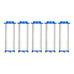 Ersatzfilter für Turbo-Duschkopf, 5 Stück