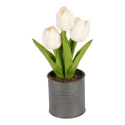 LED-Kunstblume Tulpentöpfchen 