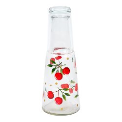 Karaffe mit Trinkglas ?Kirsche?, 2-teilig