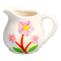 Porzellan-Milchkännchen ?Blumen?, 200 ml