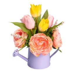 Blumengesteck Deko-Grießkanne ?Sommerblumen?