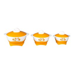 Thermoschüssel-Set ?Herbstblumen?, 6-teilig
