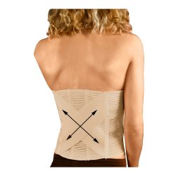 HYDAS® Orthopädischer Stützgürtel haut, Größe: 3, weiß