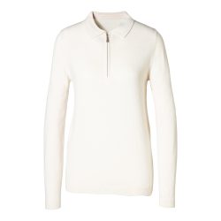 Zip-Pullover ?Cashmerelike?, Größe: S, creme