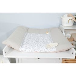 ULLENBOOM, ULLENBOOM Wickelauflage-Bezug Waffel Floral Sand