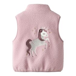 Plüschweste Einhorn Herzen