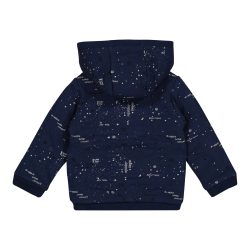 Wende-Sweatjacke mit Kapuze Kleckse