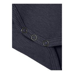 Henley-Body langarm Rippqualität