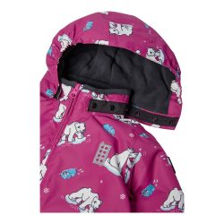 Schneeoverall mit abnehmbarer Kapuze LWJeri Eisbären