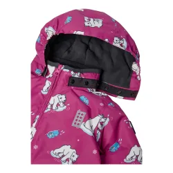 Schneeoverall mit abnehmbarer Kapuze LWJeri Eisbären