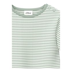 Shirt langarm Ringel Rippqualität
