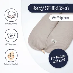 Stillkissen Nappi Waffelpique