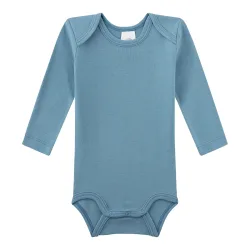 Sanetta 3er-Pack Bodys langarm Bären natur/blau
