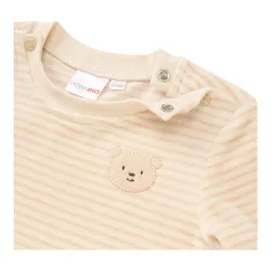 Nicki-Shirt langarm Ringel Bär