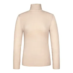 Langarmshirt, Größe: L, beige