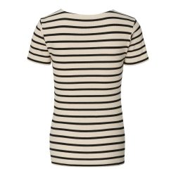 Umstands- und Still-T-Shirt Sanson Rippqualität Ringel