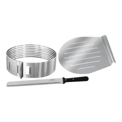 Zenker - Kuchenschneidhilfe, Silber, One Size