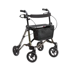 Dietz Reha Leichtgewicht-Rollator Taima M-GT, Aluminium, mit Rückengurt und Tasche