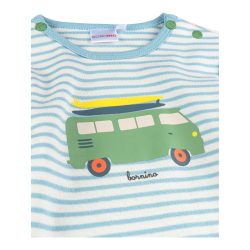 Shirt langarm Ringel Bus