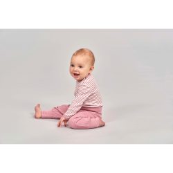 Body langarm Ringel Rippqualität