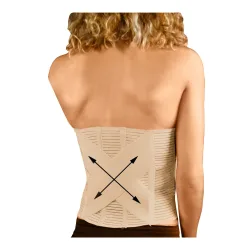HYDAS® Orthopädischer Stützgürtel haut, Größe: 2, weiß