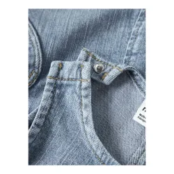 Jeans-Overall mit Herztaschen