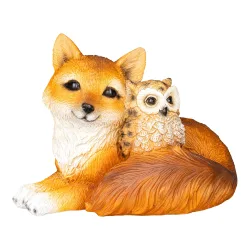 Dekofigur ?Fuchs und Eule?