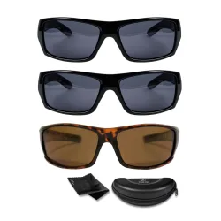 Polarisierte Sonnenbrille HD Polar View, 3 Stück