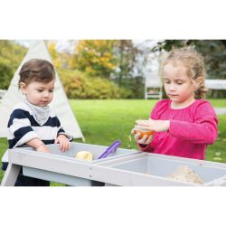 roba Kindersitzgruppe mit Spielwannen Outdoor Deluxe - weiß