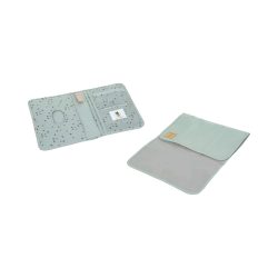 Lässig Windeltasche FLORAL MINT mit Wickelunterlage in mint
