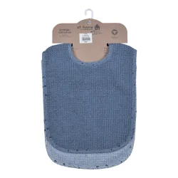 2er-Pack Lätzchen mit Druckknopf 26x40 cm