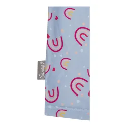 Capri-Schwimmleggings mit Windeleinsatz und UV-Schutz Regenbogen